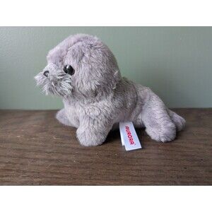 Aurora Gray Seal Baby Pup Bean Plush Stuffed Animal 2022